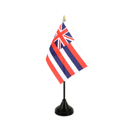 Tischflagge Hawaii - 10 x 15 cm