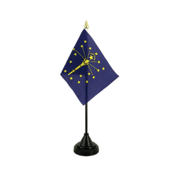 Tischflagge Indiana - 10 x 15 cm