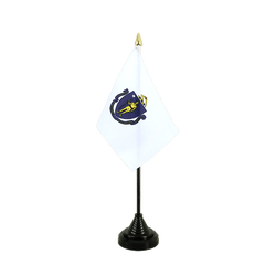 Tischflagge Massachusetts - 10 x 15 cm