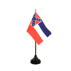 Tischflagge Mississippi - 10 x 15 cm