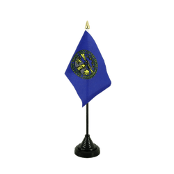 Nebraska Mini drapeau de table 10 x 15 cm