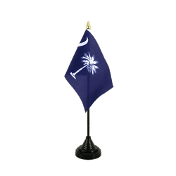 Tischflagge South Carolina - 10 x 15 cm