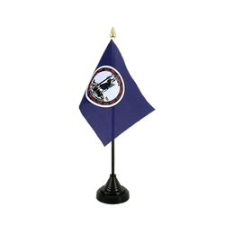 Tischflagge Virginia - 10 x 15 cm