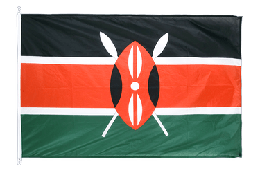 Kenia Hissfahne - 100 x 150 cm