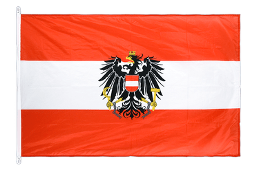 Drapeau Autriche avec aigle - 100 x 150 cm