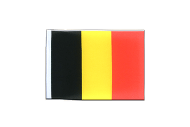 StickersWorld Belgian Flag Flying Bumper Stickers – 50mm Vinyl Decals (Pack Of 4)