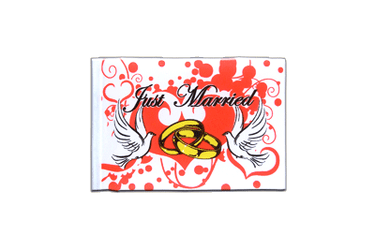 Mariage Just Married Fanion 10 x 15 cm