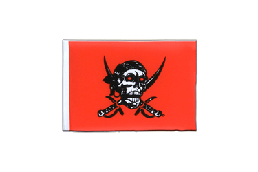 Pirate rouge Fanion 10 x 15 cm