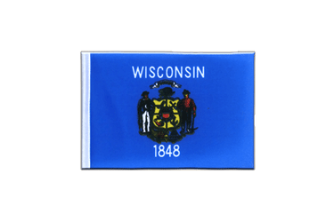 Wisconsin Fähnchen 10 x 15 cm
