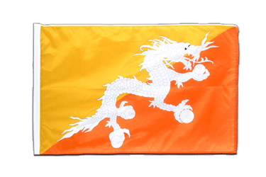 Bhutan Flagge - 60 x 90 cm Hohlsaum PRO