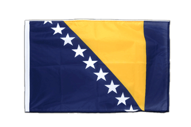 Bosnien Herzegowina Hohlsaum Flagge PRO 60 x 90 cm