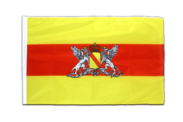 Baden mit Wappen Flagge - 60 x 90 cm Hohlsaum PRO