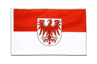Brandenburg Flagge - 60 x 90 cm Hohlsaum PRO