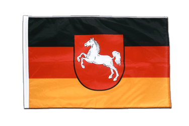 Niedersachsen Flagge - 60 x 90 cm Hohlsaum PRO