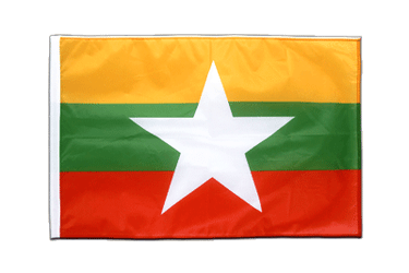 Myanmar Hohlsaum Flagge PRO 60 x 90 cm