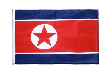 Nordkorea Hohlsaum Flagge PRO 60 x 90 cm