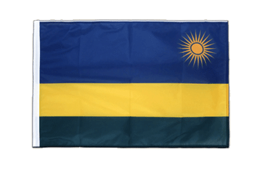 Ruanda Flagge - 60 x 90 cm Hohlsaum PRO