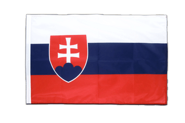 Slowakei Hohlsaum Flagge PRO 60 x 90 cm