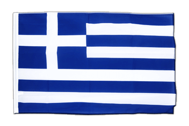 Griechenland Flagge - 60 x 90 cm Hohlsaum ECO