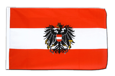 Österreich Adler Hohlsaum Flagge ECO 60 x 90 cm