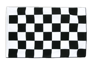 Checkered Sleeved Flag ECO 2x3 ft
