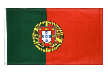 Portugal Flagge 90x60 Cm – Wetterfest, Lichtecht, Mit Metallösen Für Innen & Außen