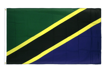 Tansania Hissflagge - 90 x 150 cm CV