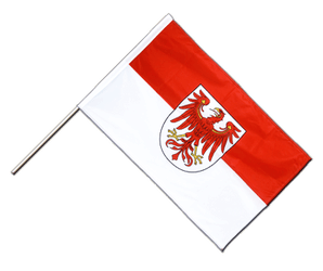 Brandenburg Hand Waving Flag PRO 2x3 ft