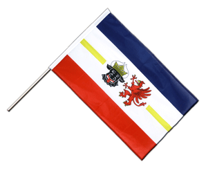 Mecklenburg Vorpommern Stockflagge PRO 60 x 90 cm