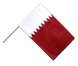 Qatar Hand Waving Flag PRO 2x3 ft