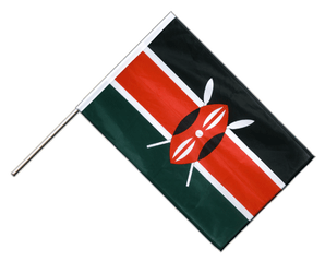 Kenya Drapeau sur hampe PRO 60 x 90 cm