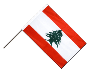 Hand Waving Flag Lebanon - 2x3 ft PRO
