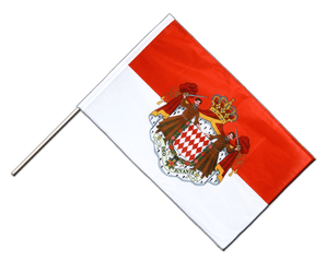 Hand Waving Flag Monaco - 2x3 ft PRO