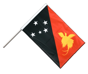 Hand Waving Flag Papua New Guinea - 2x3 ft PRO