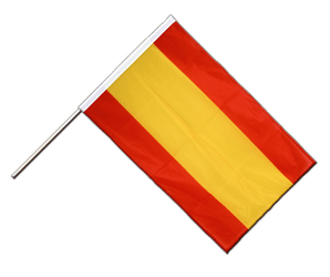 Spanien ohne Wappen Stockflagge PRO 60 x 90 cm