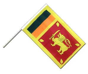 Hand Waving Flag Sri Lanka - 2x3 ft PRO