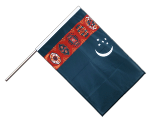 Turkmenistan Hand Waving Flag PRO 2x3 ft