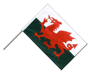 Drapeau Pays de Galles sur hampe PRO - 60 x 90 cm