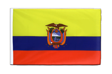 Ecuador Ekuador - Hohlsaum Flagge ECO 60 x 90 cm