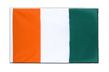 Elfenbeinküste Hohlsaum Flagge ECO 60 x 90 cm