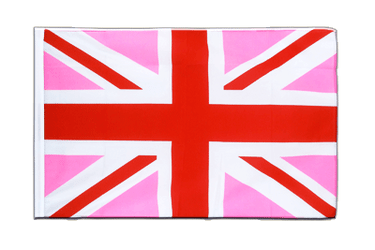 Union Jack pink Sleeved Flag ECO 2x3 ft