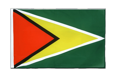 Guyana Flagge - 60 x 90 cm Hohlsaum ECO