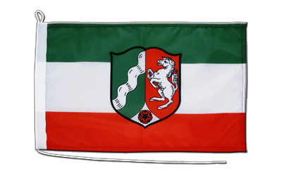 Bootsflagge Nordrhein Westfalen - 30 x 45 cm
