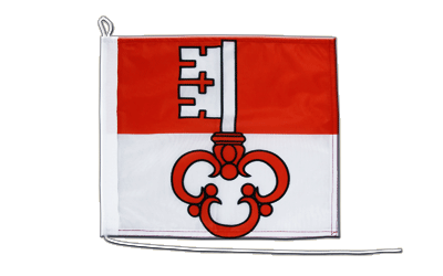 Bootsflagge Obwalden - 30 x 30 cm