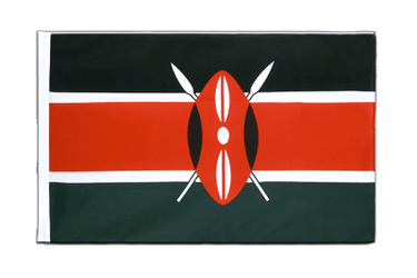 Kenia Hohlsaum Flagge ECO 60 x 90 cm