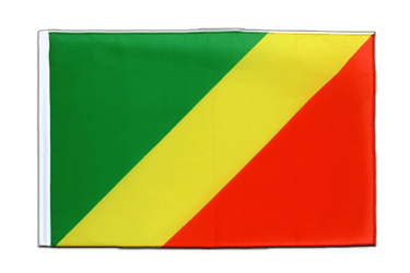 Kongo Flagge - 60 x 90 cm Hohlsaum ECO