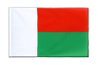 Madagaskar Hohlsaum Flagge ECO 60 x 90 cm