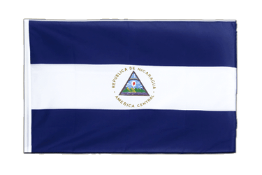 Nicaragua Flagge - 60 x 90 cm Hohlsaum ECO