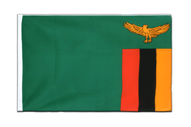 Sambia Flagge - 60 x 90 cm Hohlsaum ECO