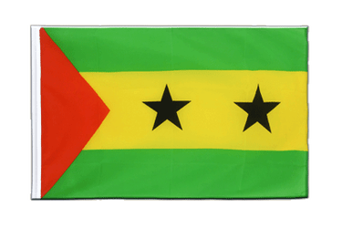Sao Tome & Principe Hohlsaum Flagge ECO 60 x 90 cm